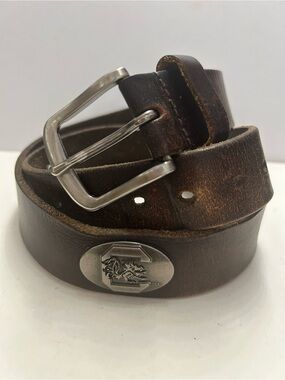 South Carolina Gamecocks Kids Collegiate Brown Leather Belt XL